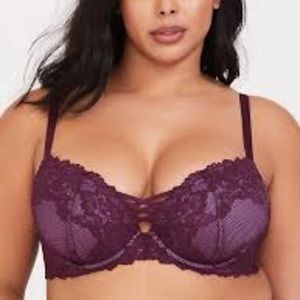 Torrid 48C Push-up Plunge Corset Bra